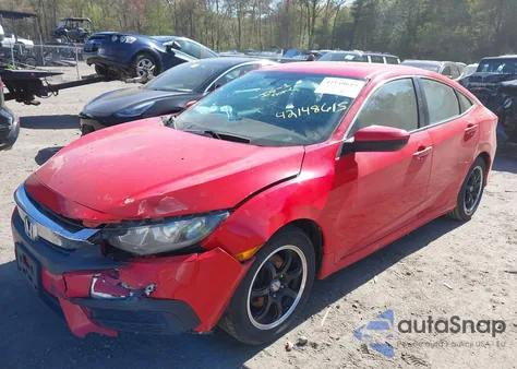 2016 Honda Civic Lx из США, поврежденный, VIN 2HGFC2F51GH536799